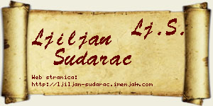 Ljiljan Sudarac vizit kartica